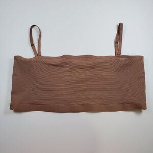 SKIMS Sheer Sculpt Bandeau Women Size 3X Plus NWOT Adjustable Straps